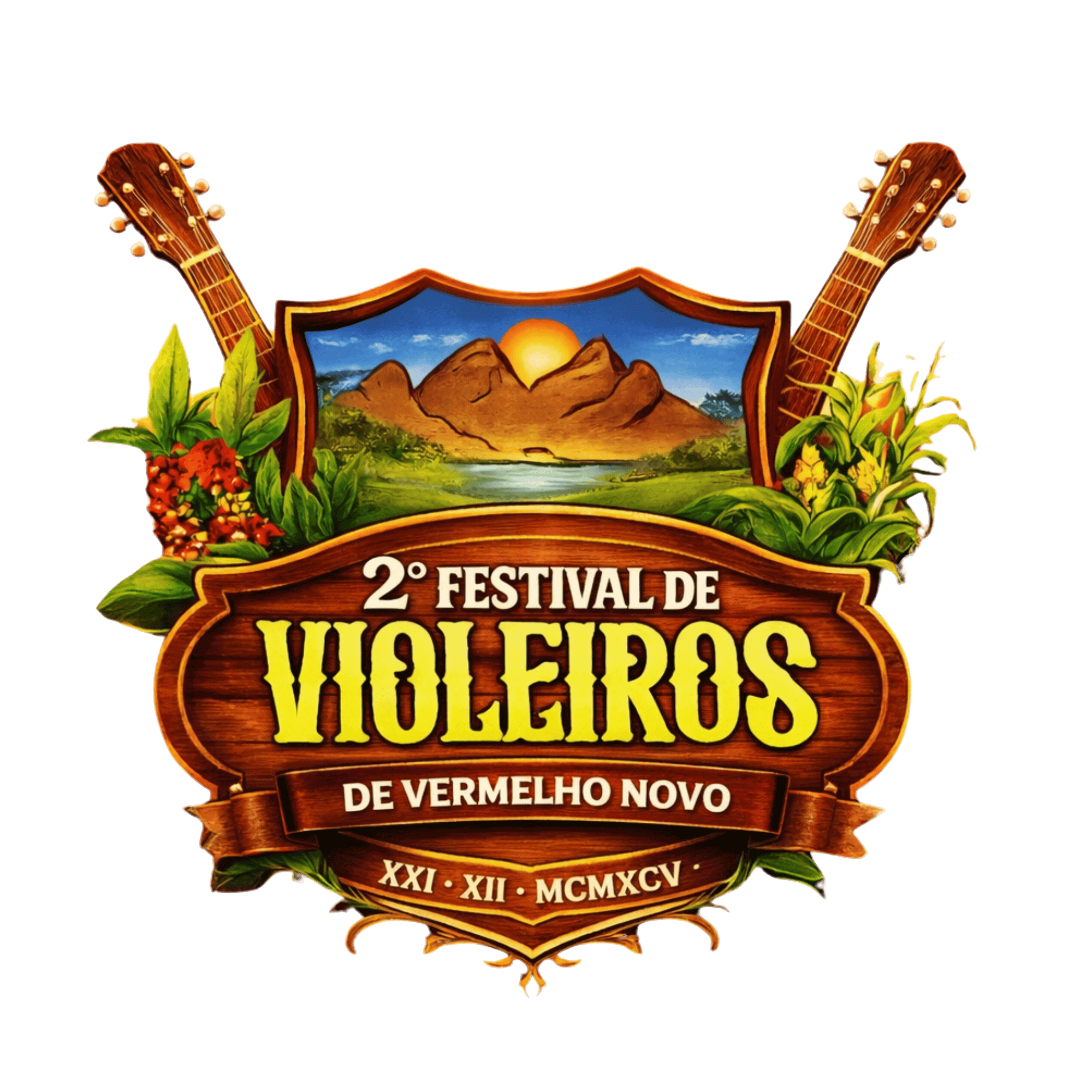 Logo do Festival de Violeiros de Vermelho Novo